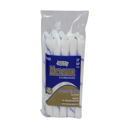 Arroworthy ArroWorthy Microfiber 4 in. W X 3/8 in. Mini Paint Roller Cover 10 pk 4-MFR3CK